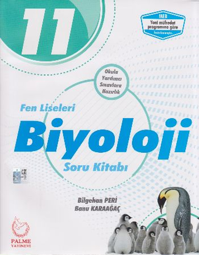 2019 11. Sınıf Fen Liseleri Biyoloji Soru Kitabı