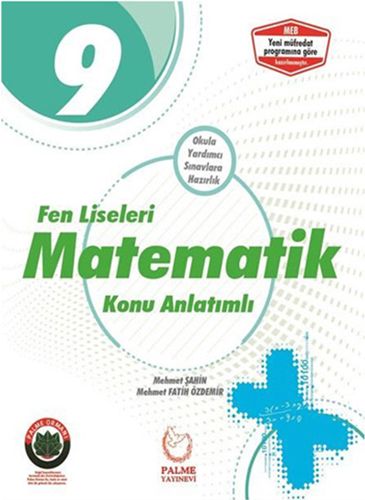 9. Sınıf Fen Liseleri Matematik Konu Anlatımlı 2019