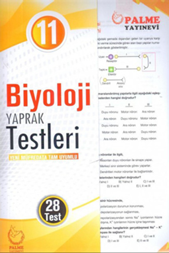 11. Sınıf Biyoloji Yaprak Testleri (28 Test)