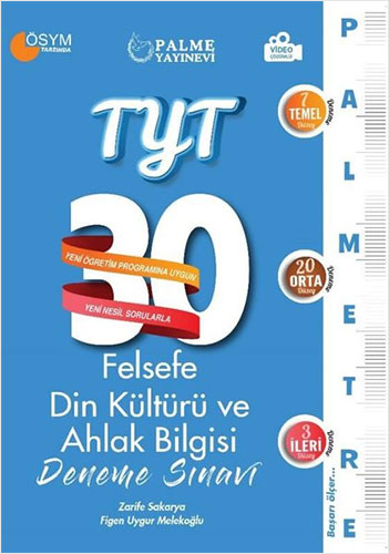 TYT Felsefe-Din Kültürü ve Ahlak Bilgisi Deneme Sınavı