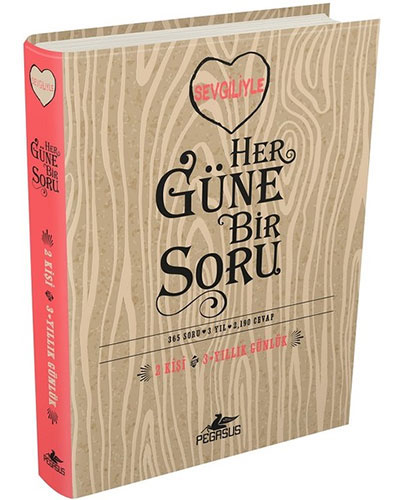 Sevgiliye Her Güne Bir Soru (Ciltli)