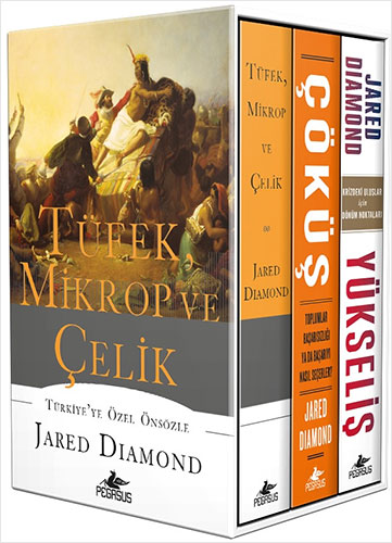 Tüfek Mikrop ve Çelik Üçlemesi Kutulu Özel Set 3 Kitap Takım