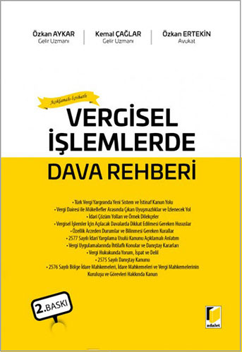 Vergisel İşlemlerde Dava Rehberi (Ciltli)