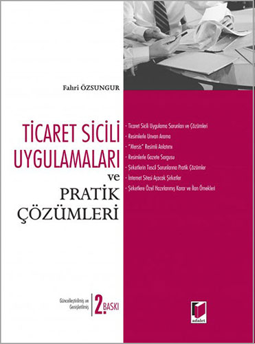 Ticaret Sicili Uygulamaları ve Pratik Çözümleri (Ciltli)