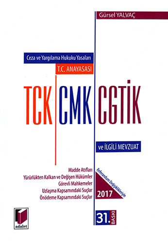 TCK - CMK - CGTİK ve İlgili Mevzuat (Cep Boy)