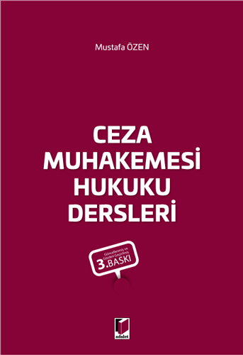 Ceza Muhakemesi Hukuku Dersleri