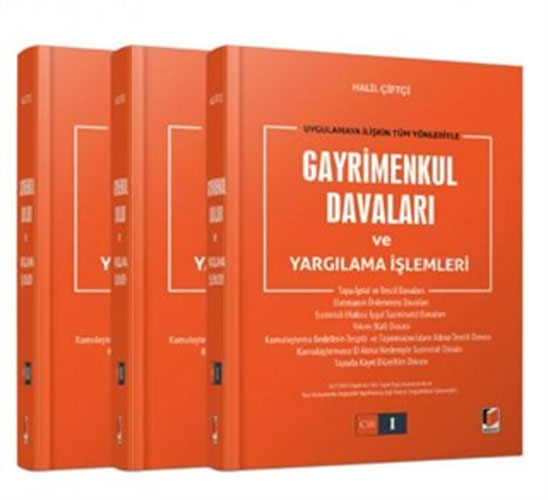 Uygulamaya İlişkin Tüm Yönleriyle Gayrimenkul Davaları ve Yargılama İşlemleri (3 Cilt Takım) (Ciltli)