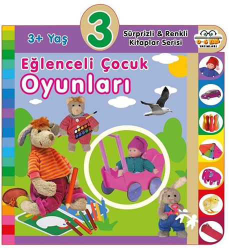 Sürprizli ve Renkli Kitaplar Serisi - 3+ Yaş Eğlenceli Çocuk Oyunları