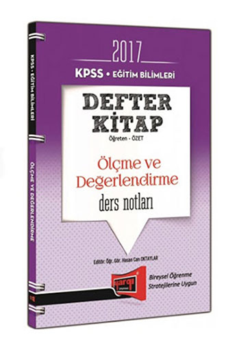 KPSS Eğitim Bilimleri Ölçme ve Değerlendirme Ders Notları