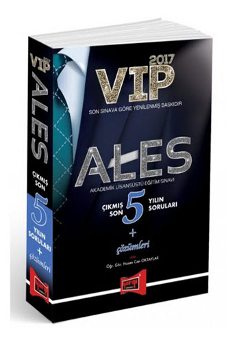2017 ALES VIP Çıkmış Son 5 Yılın Soruları ve Çözümleri 