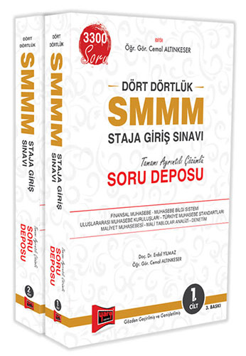 SMMM Staja Giriş Sınavı Soru Deposu 2 Cilt