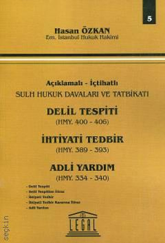 Delil Tespiti, İhtiyati Tedbir Adli Yardım- Seri 5