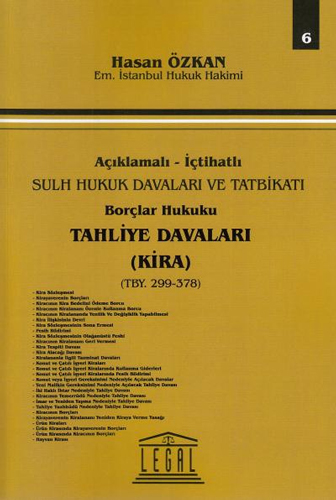 Borçlar Hukuku Tahliye Davaları ( Kira )-Seri 6