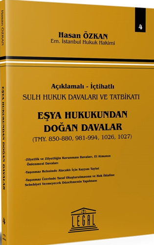 Eşya Hukukundan Doğan Davalar