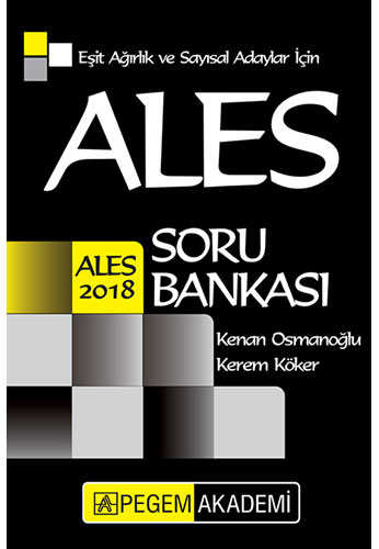 2018 ALES Eşit Ağırlık ve Sayısal Adaylar için Soru Bankası