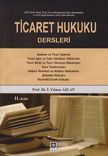 Ticaret Hukuku Dersleri