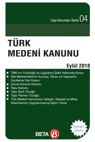 Türk Medeni Kanunu (Cep Boy)