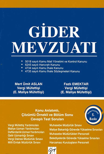 Gider Mevzuatı 