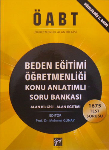 ÖABT Beden Eğitimi Öğretmenliği Konu Anlatımlı Soru Bankası