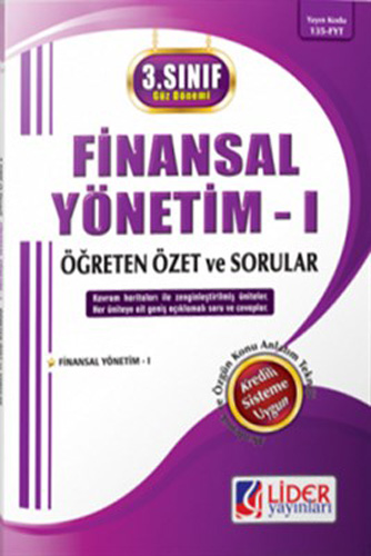 3. Sınıf Güz Dönemi Finansal Yönetim - 1