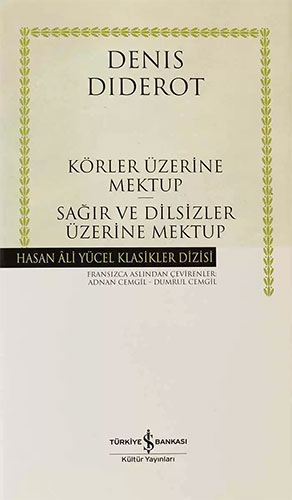 Körler Üzerine Mektup - Sağır ve Dilsizler Üzerine Mektup (Ciltli)