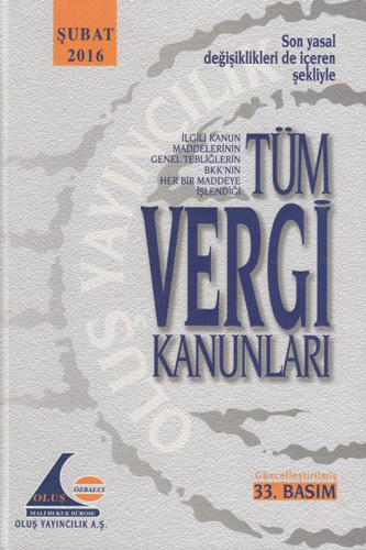 Tüm Vergi Kanunları (Ciltli)