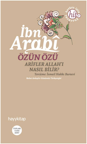 Özün Özü İbn Arabi