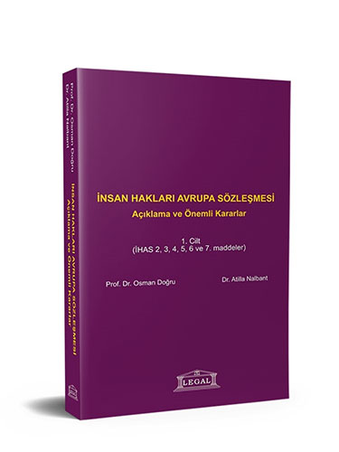 İnsan Hakları Avrupa Sözleşmesi Cilt: 1