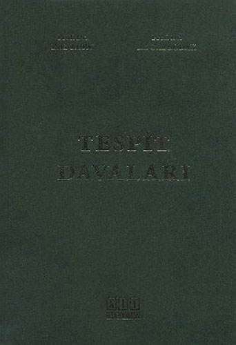 Tespit Davaları (Ciltli)