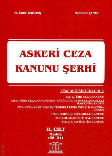 Askeri Ceza Kanunu Şerhi Cilt:2