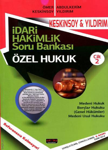 İdari Hakimlik Soru Bankası – Özel Hukuk Cilt:2