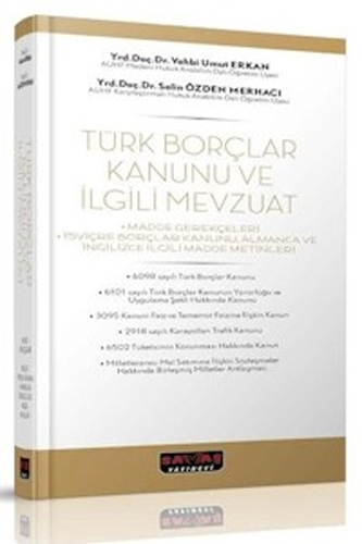 Türk Borçlar Kanunu ve İlgili Mevzuat