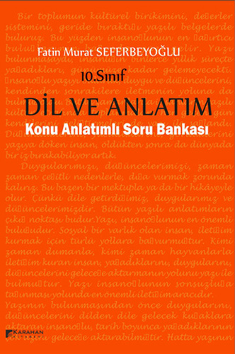 10. Sınıf Dil ve Anlatım Konu Anlatımlı Soru Bankası