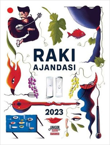 Rakı Ajandası 2023 (Ciltli)