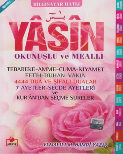 Yasini Şerif Açıklamali ve Mealli Orta Boy 