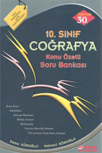 10. Sınıf Coğrafya Konu Özetli Soru Bankası