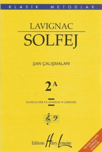 Lavignac Solfej 2A - Şan Çalışmaları