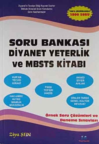 Soru Bankası Diyanet Yeterlik ve MBSTS Kitabı