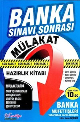 Banka Sınavı Sonrası Mülakat Hazırlık Kitabı