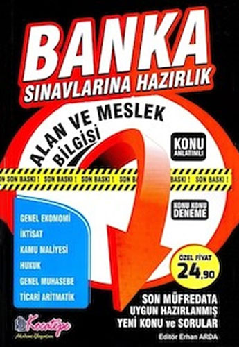 Bankacılık Sınavlarına Hazırlık Alan ve Meslek Bilgisi