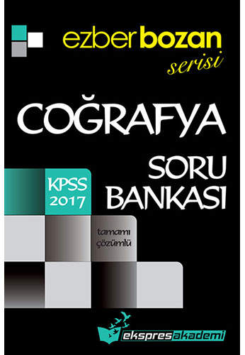 2017 KPSS Coğrafya Soru Bankası