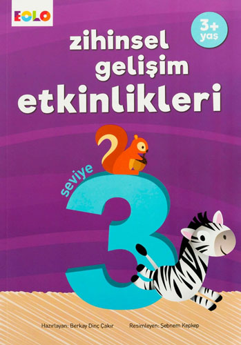 3+ Yaş Zihinsel Gelişim Etkinlikleri - Seviye 3