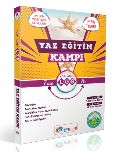 8. Sınıf Yaz Eğitim Kampı Tatil Kitabı