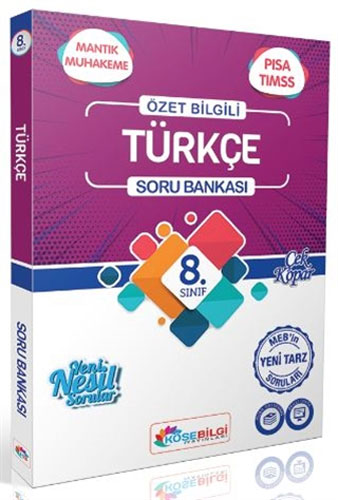 8. Sınıf Türkçe Özet Bilgili Soru Bankası