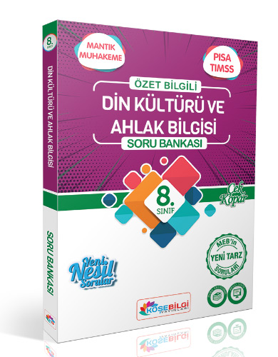 8. Sınıf Din Kültürü ve Ahlak Bilgisi Özet Bilgili Soru Bankası