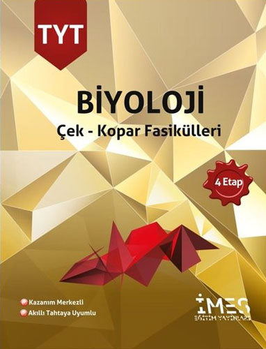 TYT Biyoloji Çek - Kopar Fasikülleri 4 Etap