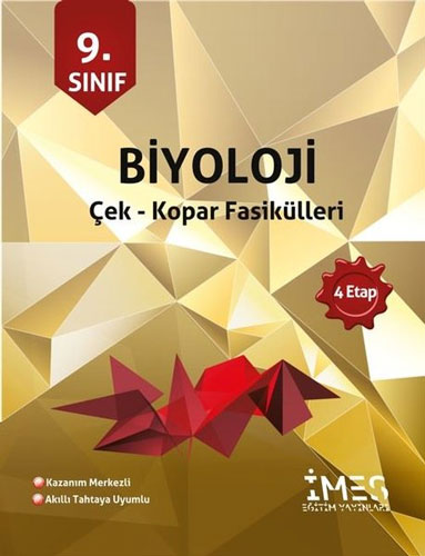 9.Sınıf Biyoloji Çek - Kopar Fasikülleri 4 Etap