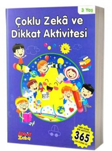 Çoklu Zeka ve Dikkat Aktivitesi 3 Yaş - Mor Kitap