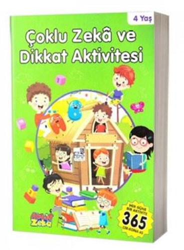 Çoklu Zeka ve Dikkat Aktivitesi 4 Yaş - Yeşil Kitap