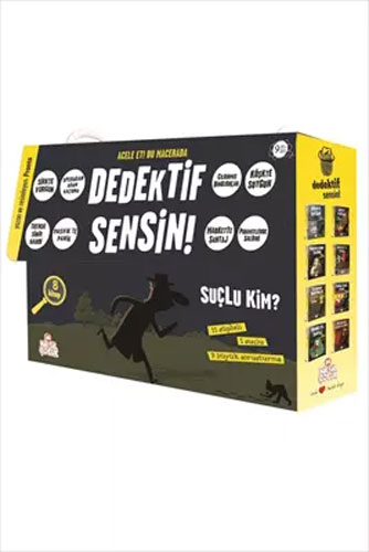 Dedektif Sensin! - İki Set Bir Arada - 8 Kitap Takım